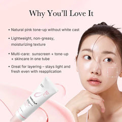 Medicube PDRN Pink Tone Up Sun Cream 50ml-Makeup Stash Pakistan