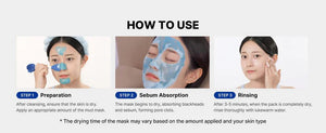 Mud Mask , Deep Pore Cleansing , Sebum Control , Blackhead Removal , Skin Care , Mkeupstashpk
