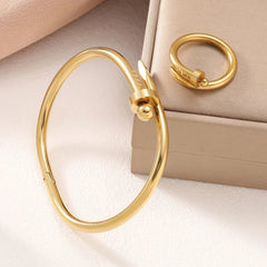 Nail Bracelet, Ring ,Luxury Designer ,Jewelry, Gift Set, Makeup Stash Pakistan