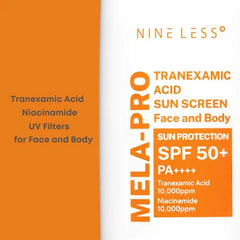 Nineless MELA-PRO Tranexamic Acid Sun Screen 100ml – Brightening & UV Protection