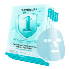 Numbuzin - No.1 Pantothenic B5+ Hyaluronic Acid Clear Mask Sheet 26ml - Makeup Stash Pakistan
