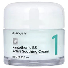 Numbuzin – No. 1 Pantothenic B5 Active Soothing Cream 80ml - Makeup Stash Pakistan