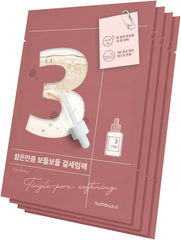 Pore Tightening Mask, Korean Sheet Mask, K Beauty Skincare, Pore Minimizing Mask, Oil Control Mask, Skin Smoothing Mask, Exfoliating Sheet Mask, Numbuzin No 3, Face Mask Korea, Clear Skin Mask, Skincare Essentials, Combination Skin Care, Beauty Mask - Makeup Stash Pakistan