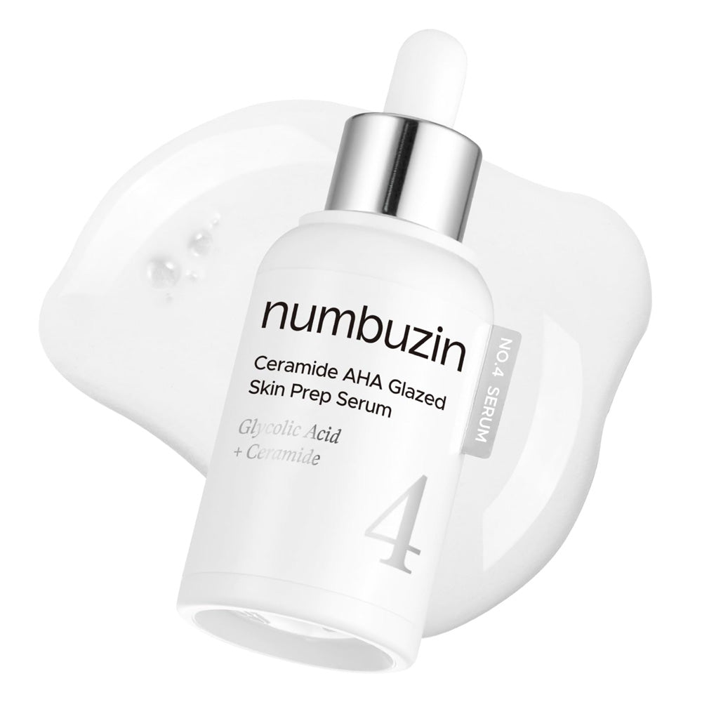 Numbuzin - No.4 Ceramide AHA Glazed Skin Prep Serum 30ml - Makeup Stash Pakistan