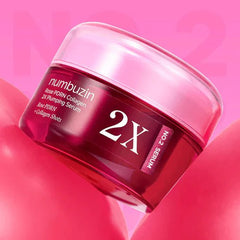 Numbuzin - No.2 Rose PDRN Collagen 2X Plumping Serum 30ml - Makeup Stash Pakistan
