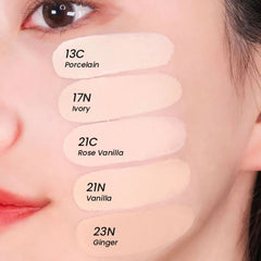 Innisfree - No Sebum Powder Cushion 21N Vanilla(REFILL) 14g - Makeup Stash Pakistan