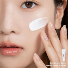 Hydrating Primer, Moisture Primer, Makeup Base Korea, K Beauty Primer, Dewy Skin Primer, Smooth Skin Base, Long Lasting Makeup Primer, CLIO Wake Up Primer, Face Primer Hydrating, Makeup Prep Essential, Glowing Skin Primer, Korean Makeup Base, Beauty Essentials, Primer for Dry Skin - Makeup Stash Pakistan