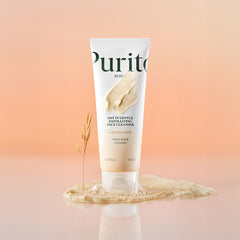 Gentle exfoliating cleanser, Korean face wash sensitive skin, oat face cleanser Korea, mild exfoliating face wash, Purito SEOUL cleanser, soothing cleanser for redness, Korean skincare cleanser, daily exfoliating cleanser, hydrating face wash - Makeup Stash Pakistan