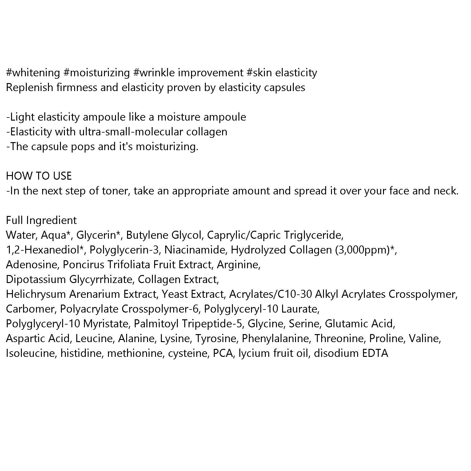 AMPLE:N Entangle Shot Collagen Ampoule 30ml – Firming & Anti-Aging Collagen Serum