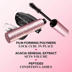 Too Faced,Mascara,Black Mascara,Volumizing Mascara,Long-lasting,Clump-free mascara,Makeupstashpk
