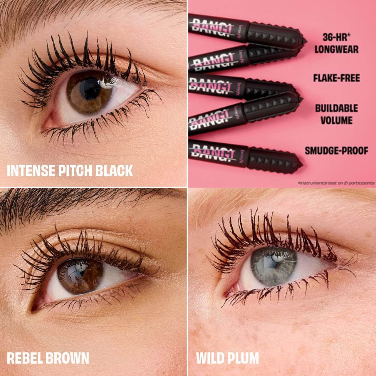 Mascara 36-Hour, Full Blast Volume , Smudge-Proof, Black Mascara, Makeup Stash Pakistan