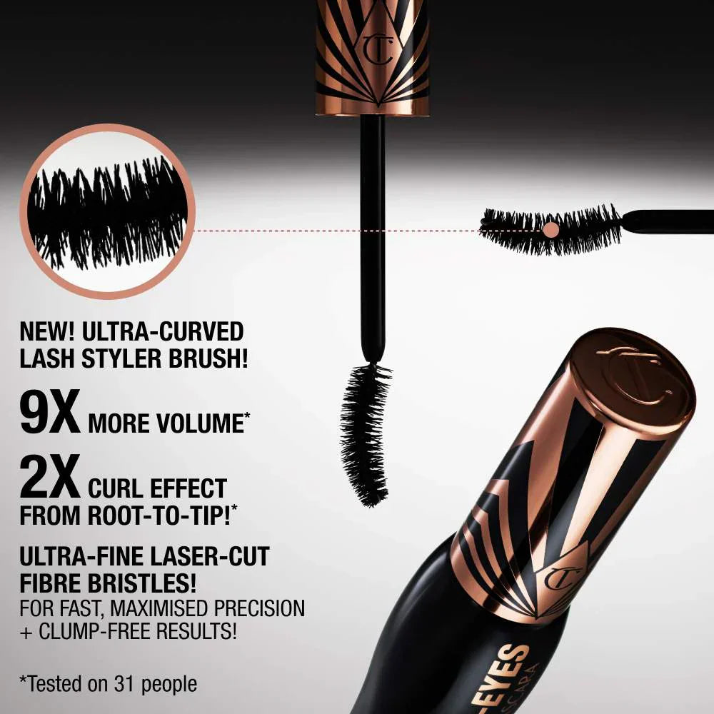 Charlotte Tilbury,Mascara,Long-lasting,Volumizing Mascara,long Lashes,Makeup Stash Pakistan