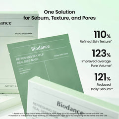 Biodance Refreshing Sea Kelp Real Deep Mask – 34g | Hydrating Sheet Mask