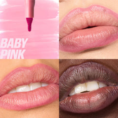 huda beauty lip contour stain, baby pink lip stain, pink nude lip stain, transfer proof lip stain, matte lip stain, long lasting lip contour, huda beauty makeup, rosy pink lips, waterproof lip stain, smudge proof lip color, everyday pink lip shade,Makeupstashpk