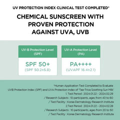 Skin1004 - Madagascar Centella Tea-Trica Soothing Sun Milk 50ml - Makeup Stash Pakistan