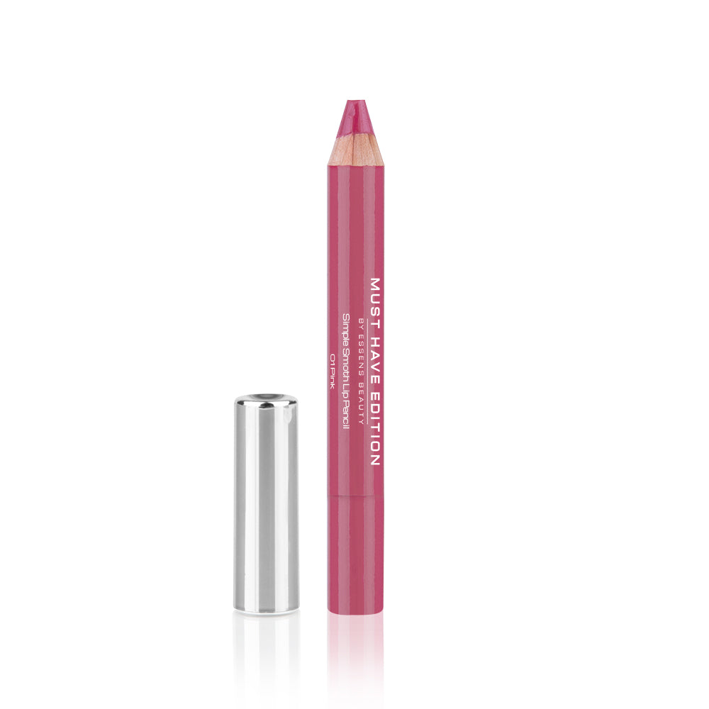 Essens-Simple Smooth Lip Pencil 01 Pink-Makeup Stash Pakistan