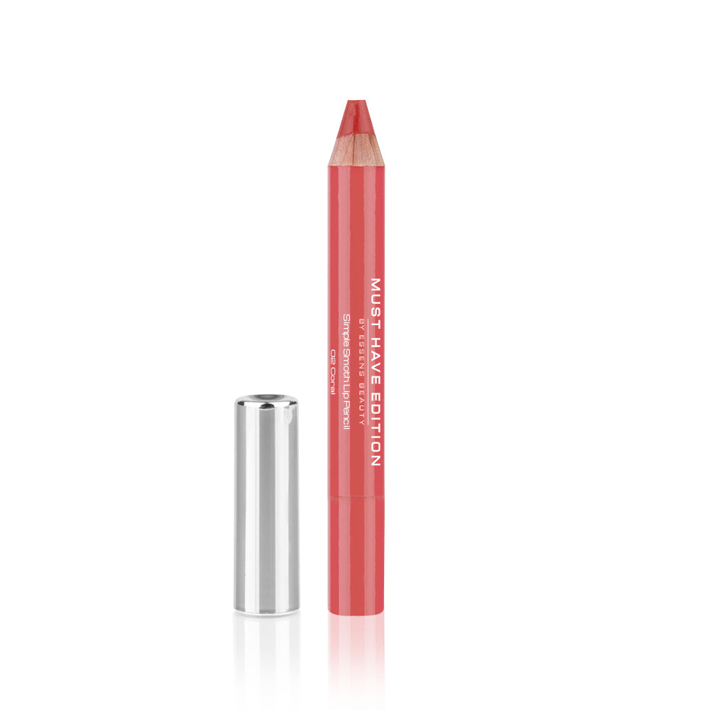 Essens-Simple Smooth Lip Pencil 02 Coral-Makeup Stash Pakistan