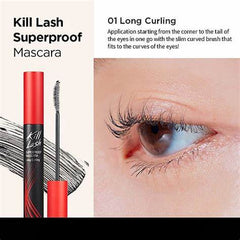 Clio - Kill Lash Superproof Mascara 01 Long Curling - Makeup Stash Pakistan