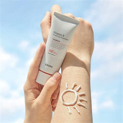 Cosrx - Vitamin E Vitalizing Sunscreen SPF50+ 50ml -Makeup Stash Pakistan