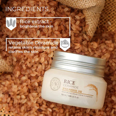 The Face Shop - Rice Ceramide Moisturizing Cream 50ml - Makeup Stash Pakistan