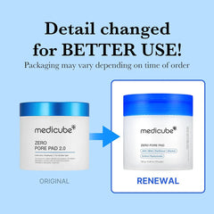 Medicube Zero Pore Pad 2.0 - 70 pads - Makeup Stash Pakistan