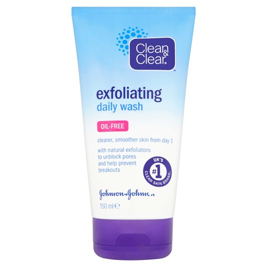 Clean & Clear Exfoliating Daily Wash 150ml Oil-Free - Makeup MSash PakiMSan - Clean &amp; Clear