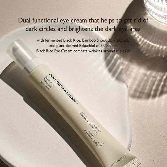 Haru Haru Wonder - Black Rice Bakuchiol Eye Cream 20 ML | Makeupstash Pakistan