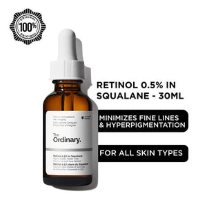 Retinol Serum Pakistan, Anti Aging Serum, Acne Treatment Serum, Squalane Serum, The Ordinary Pakistan, Wrinkle Care Serum, Skin Renewal Serum, Face Serum 30ml, Skincare Pakistan - Makeup Stash Pakistan