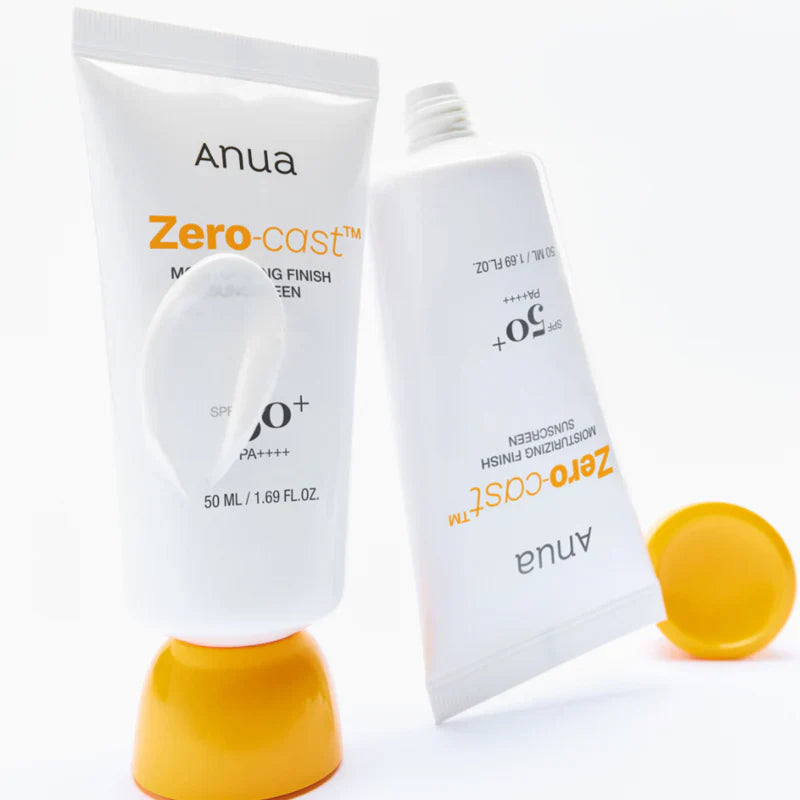 Anua - Zero-Cast Moisturizing Finish Sunscreen 50ml-Makeup Stash Pakistan
