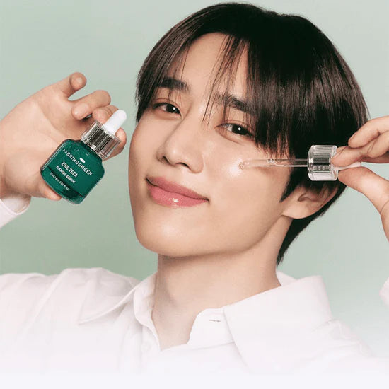 BRINGGREEN Zinc TECA Serum, acne serum, blemish treatment serum, anti acne skincare, centella serum, zinc PCA serum, redness relief serum, Korean skincare serum,Makeupstashpk