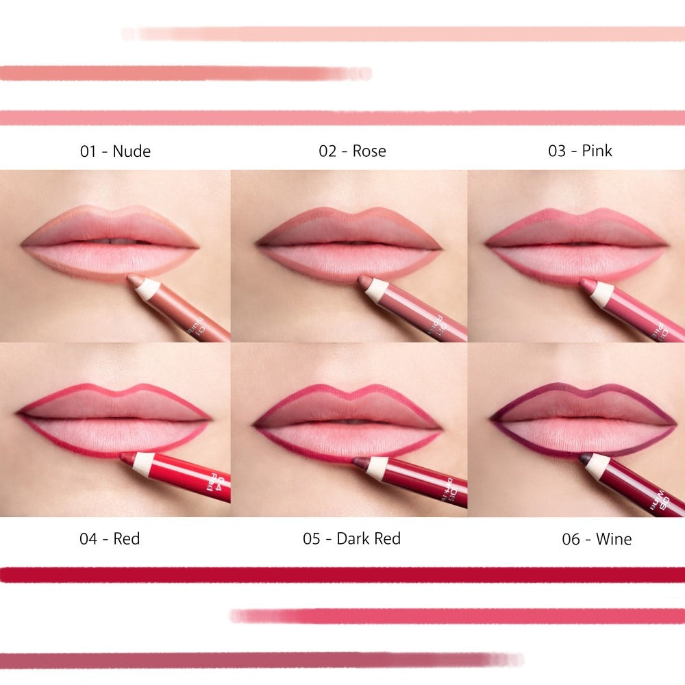 Essens -Must Have Edition - Lip pencil 06 Wine 1.2gm - Makeup Stash Pakistan