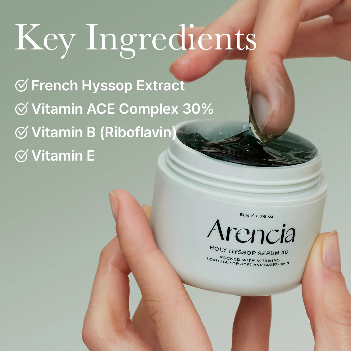 Arencia -  Holy Hyssop Serum-30, 50ml - Makeup Stash Pakistan