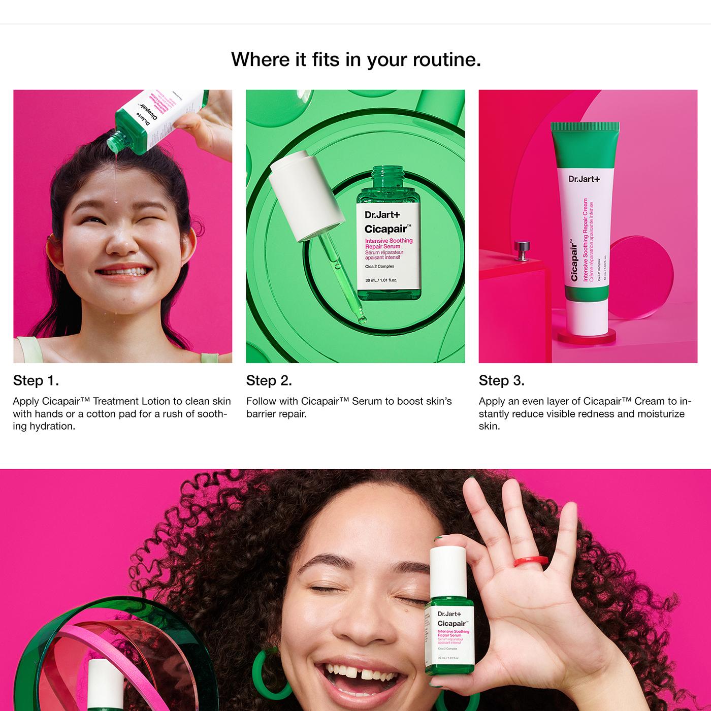 Centella Asiatica serum, soothing repair serum, redness relief serum, sensitive skin serum, calming face serum, barrier repair serum, Korean skincare serum, anti redness Cica serum, hydrating facial serum - Makeup Stash Pakistan