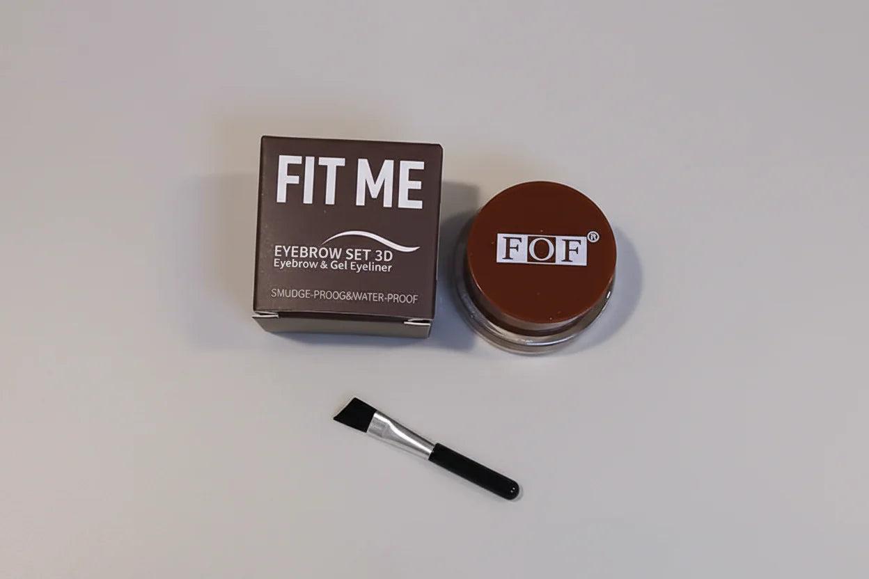 12 Shades , Perfect Brows & Eyes , 3d eyebrow  , gel eyeliner ,Makeupstashpk