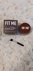 Fit Me Eyebrow Set 3D Eyebrow & Gel Eyeliner Dark Brown- Makeup Stash Pakistan