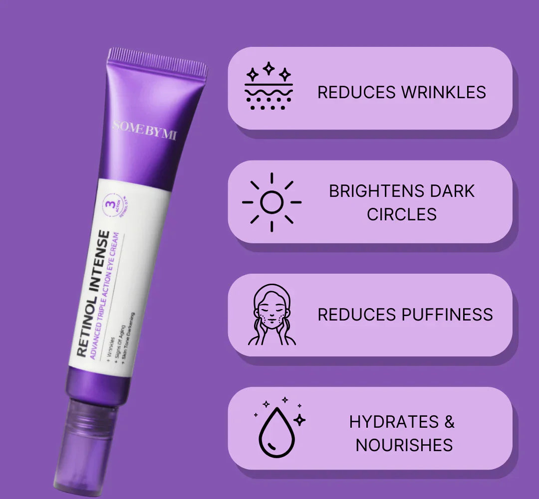 Retinol Eye Cream, Korean Eye Cream Pakistan, Anti Aging Eye Cream, Dark Circle Treatment, Wrinkle Eye Cream, Bakuchiol Eye Cream,Korean Skincare Products, Under Eye Cream, Firming Eye Cream, Retinal Eye Treatment, Hydrating Eye Cream - Makeup Stash Pakistan
