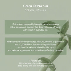 Kaine - Green Fit Pro Sun 55ml-Makeup Stash Pakistan
