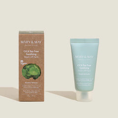 Mary & May - Cica Tea Tree Soothing Wash Off  Mask 30g - Makeup Stash Pakistan
