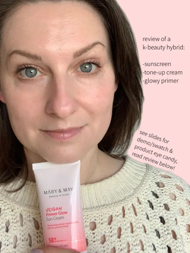 Mary & May - Vegan Primer Glow Sun Cream 50ml - Makeup Stash Pakistan