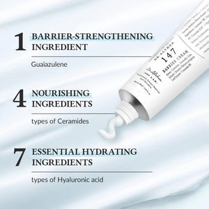 Dr Althea cream, 147 barrier cream, skin barrier repair cream, Korean moisturizer, hydrating face cream, sensitive skin moisturizer, barrier strengthening cream, dry skin cream,Makeupstashpk