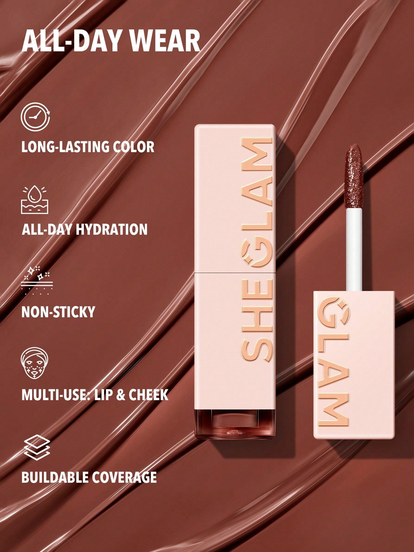 Sheglam Take A Hint Lip Tint Mocha Loca-Makeup Stash Pakistan