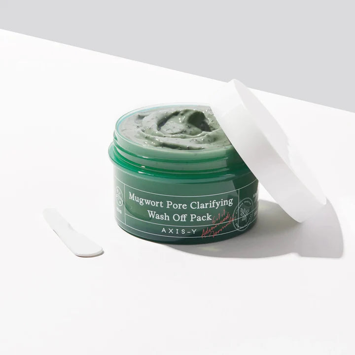 Axis Y - Mugwort Pore Clarifying Wash Off Pack 100ml - Makeup Stash Pakistan
