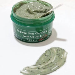 Axis Y - Mugwort Pore Clarifying Wash Off Pack 100ml - Makeup Stash Pakistan
