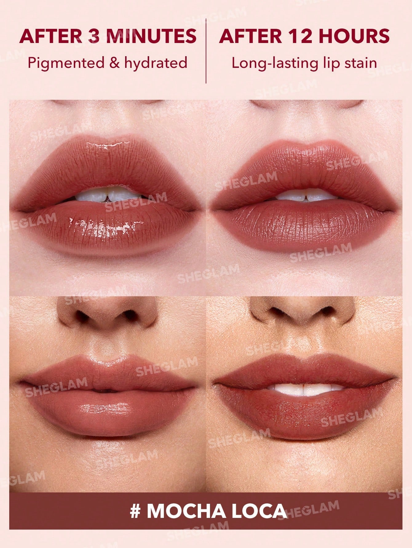 Sheglam Take A Hint Lip Tint Mocha Loca-Makeup Stash Pakistan