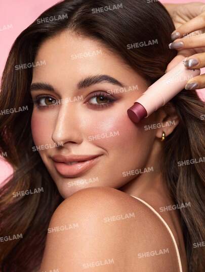 sheglam blush stick, sheglam plump wine, snatch n blush stick, cream blush stick, dewy blush makeup, hydrating blush stick, wine shade blush, sheglam makeup pakistan, blush stick for cheeks, lip and cheek tint, long lasting cream blush, soft glam makeup,Makeupstashpk
