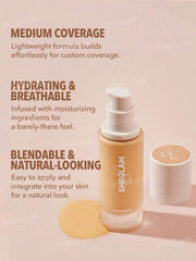 Sheglam,Foundation,Long-Lasting,Hydrating,Flawless,Full Coverage,Makeupstashpk