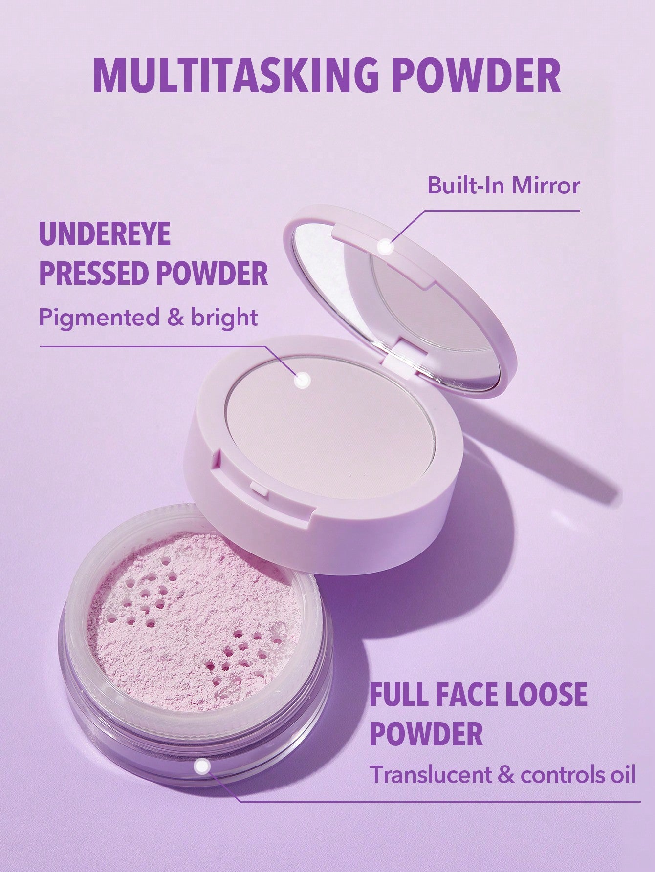 SHEGLAM, SHEGLAM Setting Powder, Insta-Ready Powder, Face Setting Powder, Under Eye Setting Powder, Setting Powder Duo, Taro Setting Powder, Brightening Powder, Blurring Powder, Finishing Powder, Loose Powder, Pressed Powder, Face Makeup, Makeup Setting Powder, Oil Control Powder, Matte Powder, Under Eye Powder, Beauty Products, Makeup Essentials - Makeupstashpk