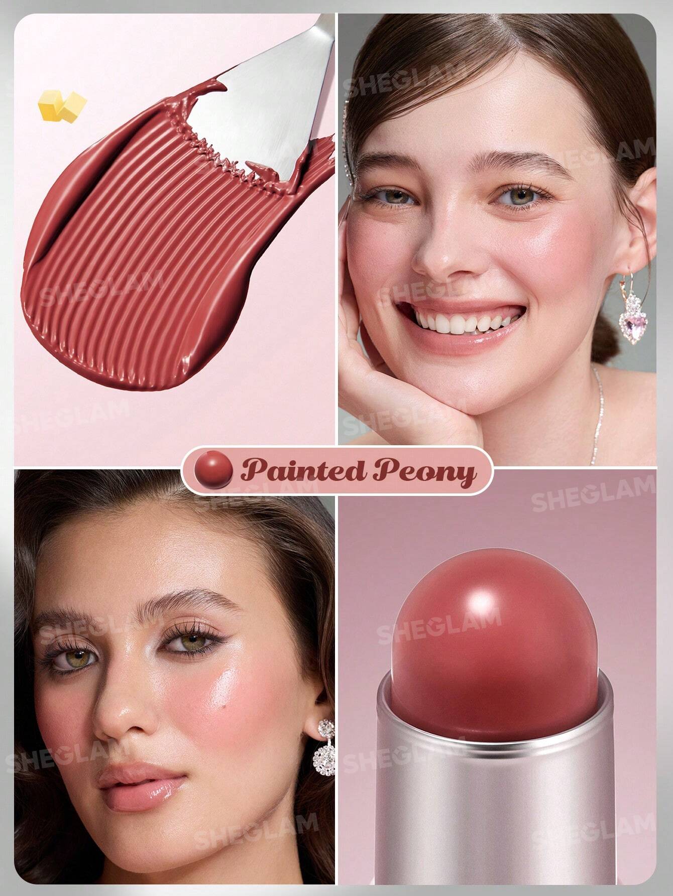 Sheglam,Bushes,Creamy Blushes,Blush Stick,Long-lasting,lightweight,Hydrating,Makeupstash