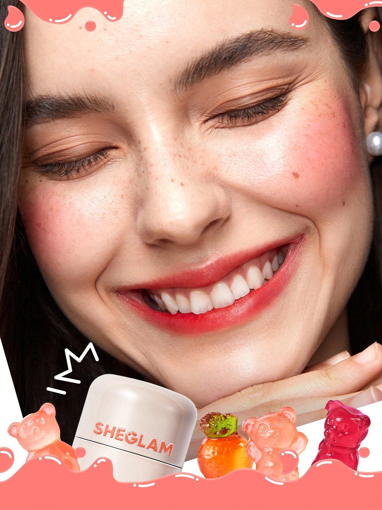 Sheglam,Jelly Tint,Lip Tint,Cheek Tint,Hydrating,Long-lastinng,Lightweight,Makeupstashpk