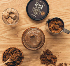 korean face scrub, exfoliating scrub, black sugar exfoliator, skinfood scrub 2x, face exfoliator for glowing skin, k beauty exfoliator, pore cleansing scrub, smooth skin treatment - Makeup Stash Pakistan